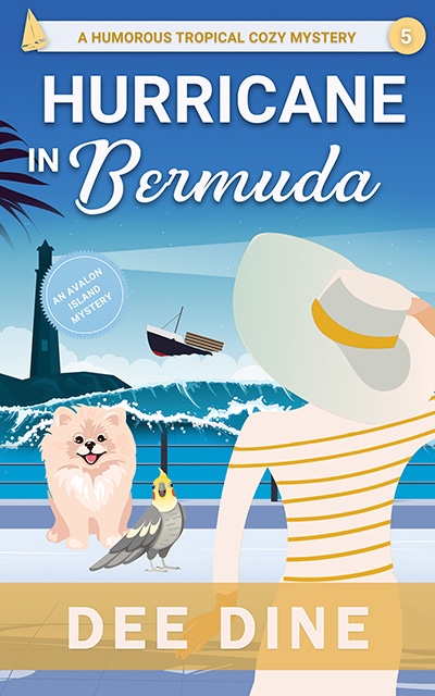 cover for book 5 cozy mystery series by dee dine