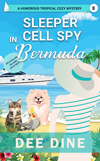 cover for book 8 cozy mystery series by dee dine